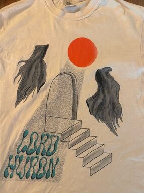 Lord Huron Official Band Merch Graphic Tee - Comfort Colors Size L